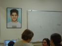 Ronen's picture in the computer room in his memory