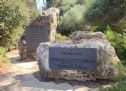 The memorial in the Kibbutz
